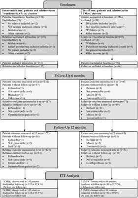 Implementation of guidelines on Family Involvement for persons with Psychotic disorders: a pragmatic cluster randomized trial. Effect on relatives’ outcomes and family interventions received